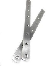 2x Edelstahl Geländer