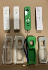 4x Wii Controller - alle ohne Batteriedeckel - Getestet - Luigi Nintendo