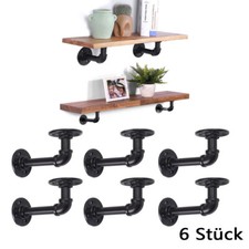 6tlg Rohr Regalhalterung