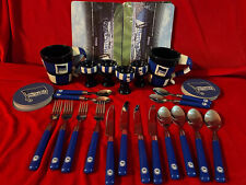 Hertha BSC - Fanartikel Set , Frühstücksset 2; Messer, Gabel, Löffel, Bretter...