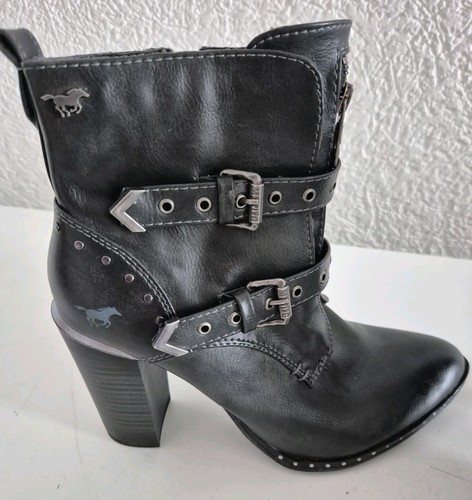 Mustang stiefeletten leder - mustang,