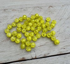 50 Stück Crackle Glasperlen