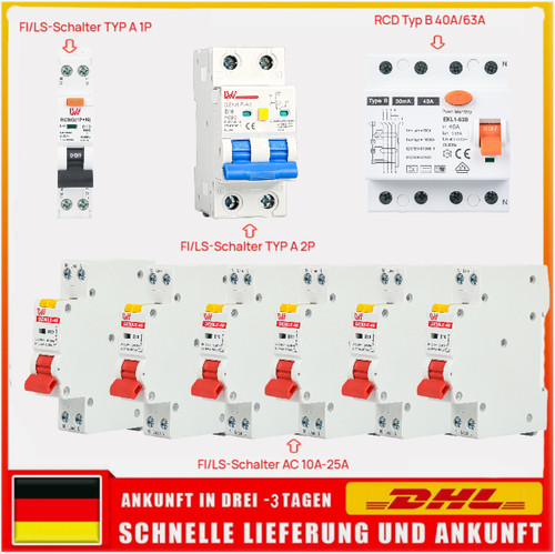 Fehlerstromschutzschalter - fi,