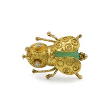 Brosche Nadel Skarabäus mit