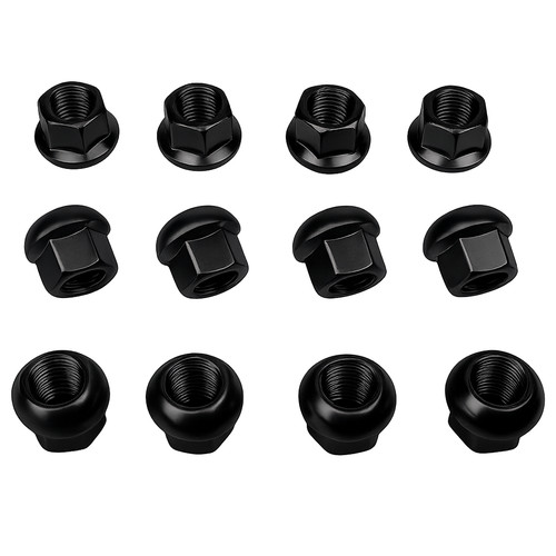 20er schwarze radmuttern set - radmuttern,