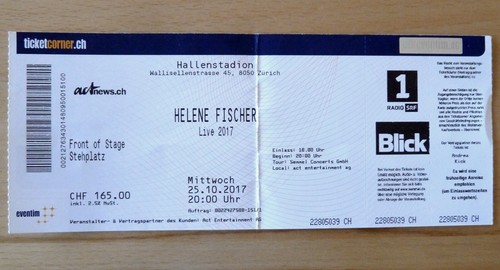 Ticket helene fischer - ticket,