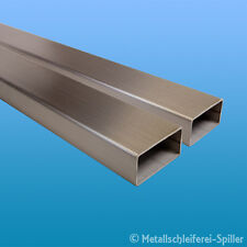 Edelstahl Vierkantrohr, 4-Kant