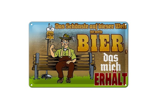 Mrdeco metall schild - metall, 20x30cm