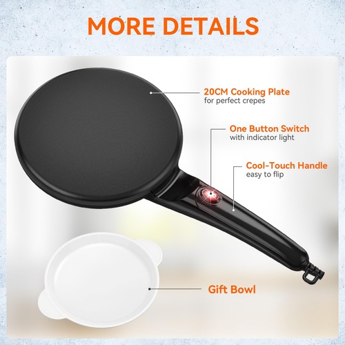 Crepes maker 20cm - crepes,