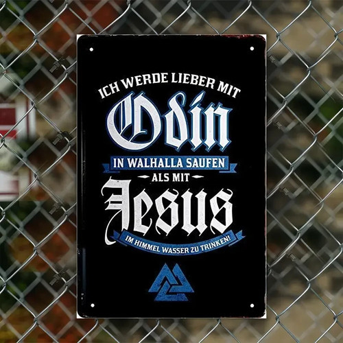 Wikinger odin walhalla metall - odin,