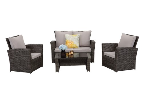 Mexo poly rattan sitzgruppe - mexo,
