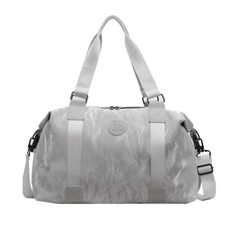 Sporttasche Reisetasche Gym Tasche Damen Herren multifunktional, silber