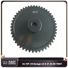Harden Steel 47T Spur Main Gear for HPI 1/8 Savage 4.6 X 21 25 SS 76937 Repairs