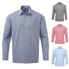 Herren Hemd Langarm Kariert