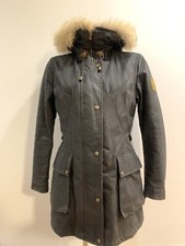 Belstaff Damen Weatherproof Parker mit Fell Kapuze 