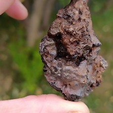 SELTEN! Wabar Impakkit - Meteorit Eisen in Prallglas 70.00 Gramm