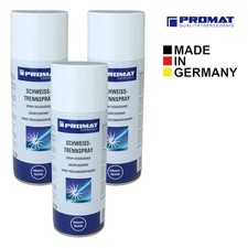 3x Promat Schweiß Spray Trennspray Pistolenspray Trennmittel Düse MIG MAG 400ml