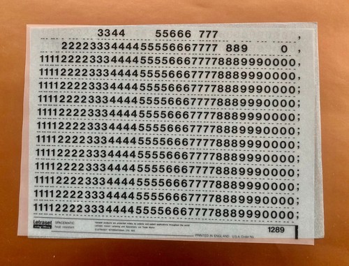 Letraset 1289 helvetica - letraset,