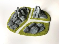 Felsen-Gelände mit Weg für