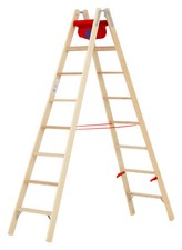 Hymer Holz Stufenstehleiter 8