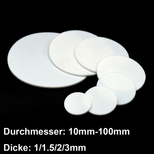 Rund ptfe platte kunststoff - rund,