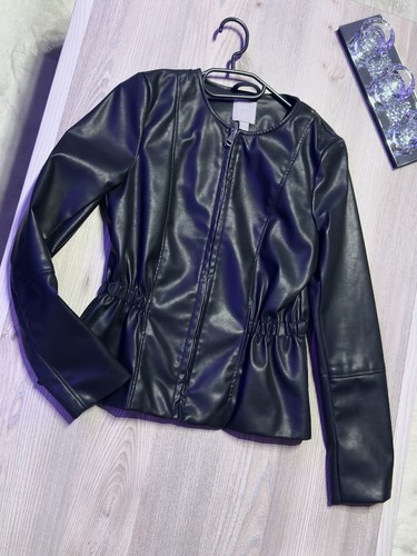 Damen vintage leder blazer - vintage,