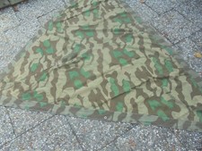 2wk Zeltplane Splittertarn   Wehrmacht Modell Ohne Ösen & Knöpfen Ungereinigt