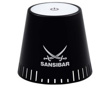 Sansibar Flaschenaufsatz Aufsatz LED-Aufsatz Flaschenlicht Leuchtaufsatz schwarz