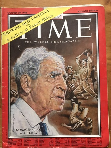 Time magazine 1958 stagg - time, us