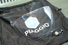 Piaggio Jet Helm Style D Visier gebraucht (mit Schrauben) Helmet Visior 