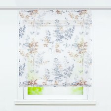 Raffrollo Klettschiene Ausbrenner Raffgardinen mit Klettband Gardinen Küche