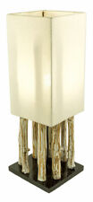 Lampe Tischlampe aus Holz Holzlampe Tischleuchte Treibholz 51cm hoch