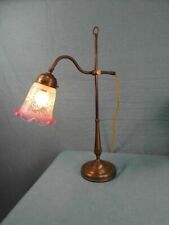 Pultlampe Tischlampe Jugendstil Berlin Messing Verstellbar Verziert Edel o6a1