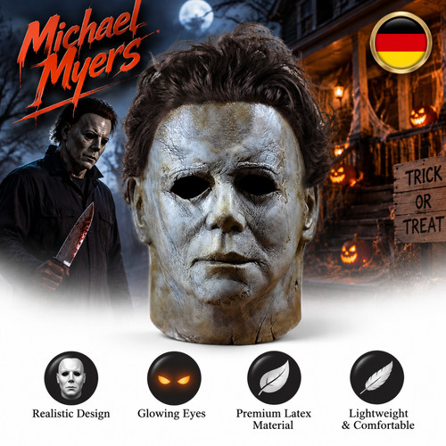 Gruselmaske michael myers - gruselmaske,