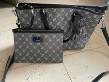 Joop Handtasche Grau/Schwarz
