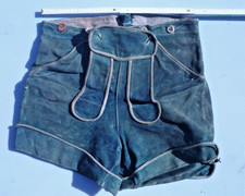 Kurze alte Trachtenlederhose