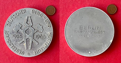 Ddr medaille bergbau - ddr,