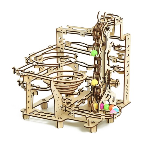 Holzpuzzle murmelbahn - 3d,