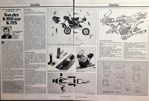 Motorrad bmw 100 umbau - umbau, zur