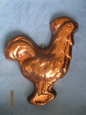 Alte Kupfer Backform Hahn