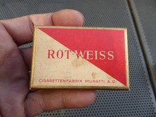 Alte leere Zigarettenschachtel