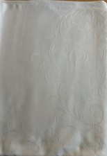 Exklusive Tischdecke Tischtuch Tafeldecke DAMAST Fleckversiegelt 155 x 125cm neu