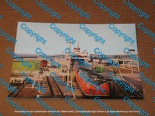 Ansichtskarte Postkarte Fehmarn Puttgarden Vogelfluglinie Eisenbahn Lok DB V200
