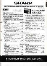 Service Manual-Anleitung für Sharp VZ-3500 