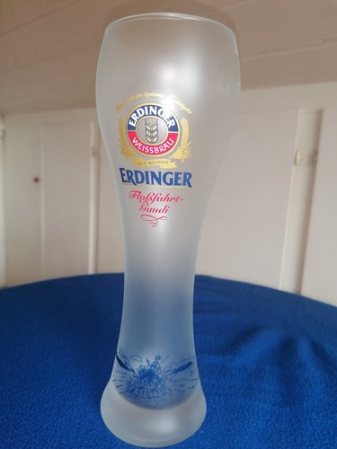 Erdinger floßfahrt gaudi glas - erdinger,
