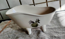 Deko Badewanne Porzellan/Keramik,  Wattepads, Seife, Schmuck , süße Deko