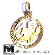 8kt Gold Anhänger Sternzeichen Skorpion zodiac pendant scorpio 333