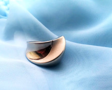 Ring Silber 925 Skandinavien Design Brutalist Modernist skulptural Vintage