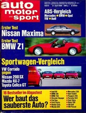 3) Auto Motor Sport AMS 09/1989 - Rover 827 Vitesse mit - Ford Sierra Cosworth