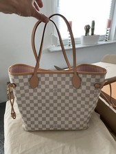 Louis Vuitton Tasche Neverfull MM Damier Azur Shopper und Pouch TOP!!!!